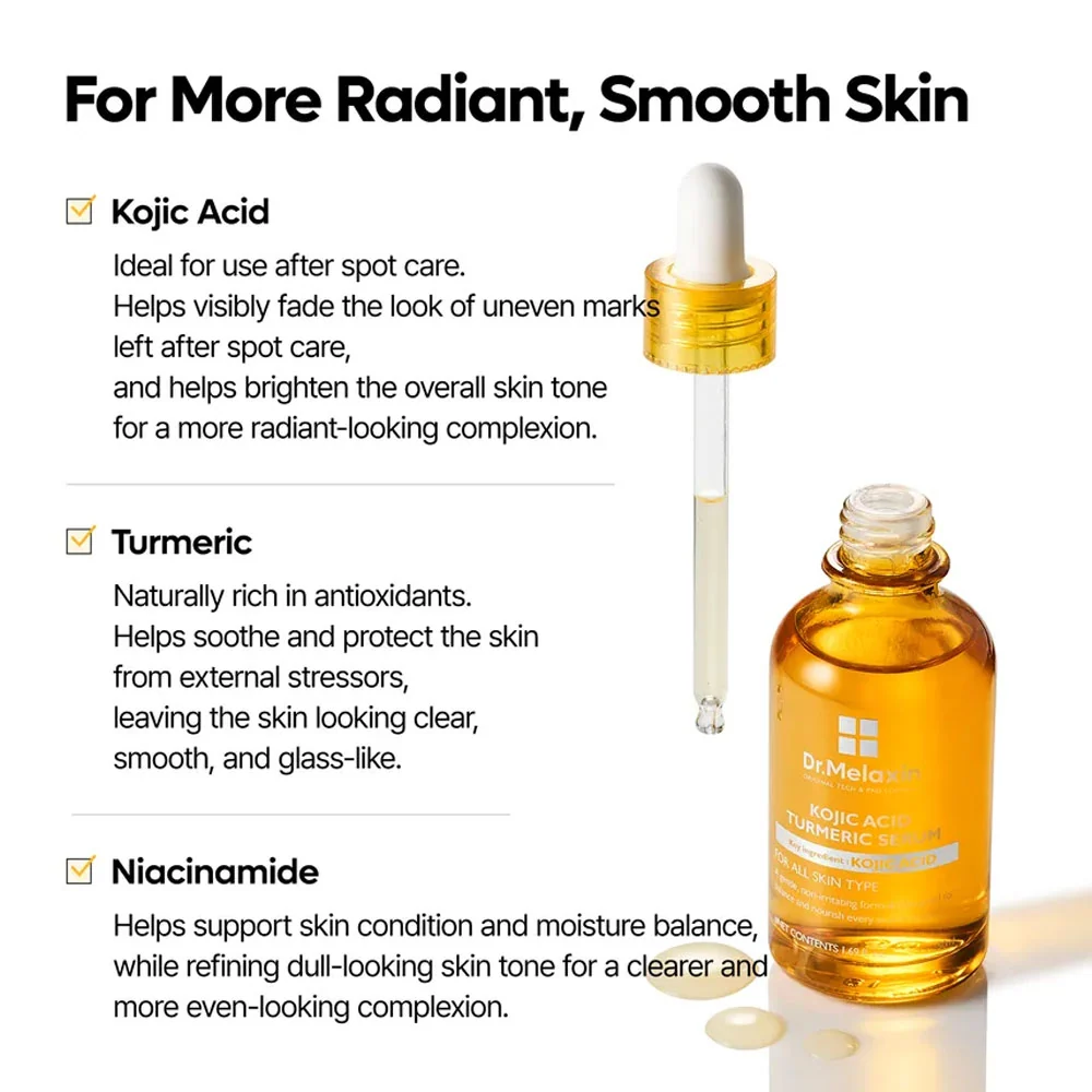 Dr.MELAXIN - Kojic Acid Turmeric Serum - 50ml
