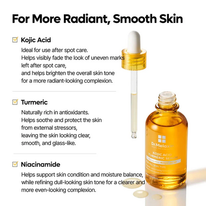 Dr.MELAXIN - Kojic Acid Turmeric Serum - 50ml
