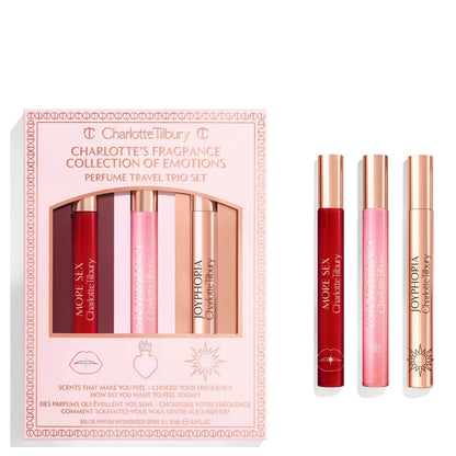 CHARLOTTE TILBURY Fragrance Collection Of Emotions Perfume Travel Trio Set